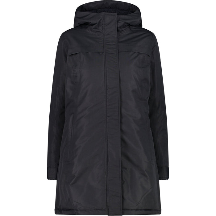 CMP Woman Parka Fix Hood Jacket U901 Nero