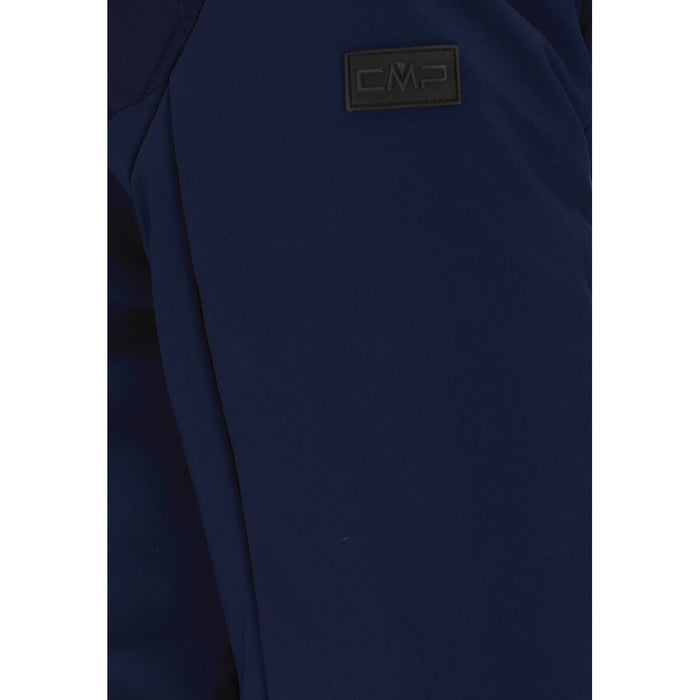 CMP Woman Parka Light Hybrid Softshell Jacket N950 Black Blue