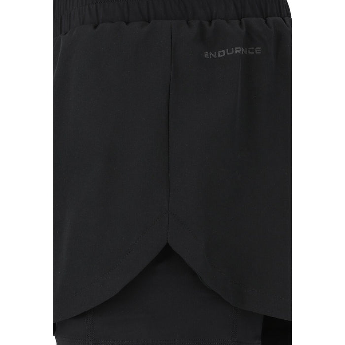 ENDURANCE Yarol W 2-in-1 Shorts Shorts 1001 Black