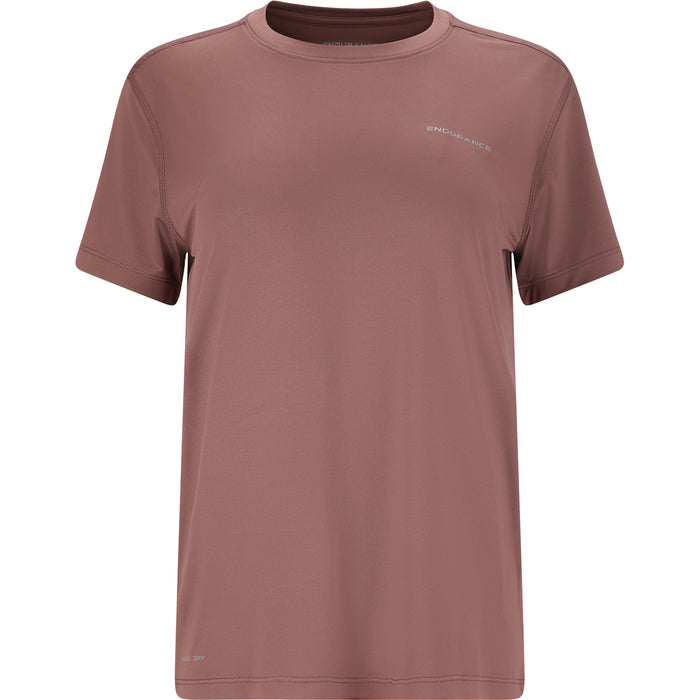 ENDURANCE Yonan V2 W Performance S/S Tee T-shirt 4321 Rose Taupe