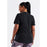 Q SPORTSWEAR Zamilla W Loose Fit S/S Tee T-shirt 1001 Black