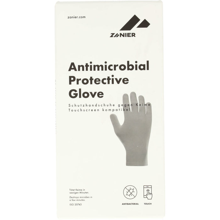 ZANIER Zanier Antimicrobial Protective Glove Gloves 9100 Silver