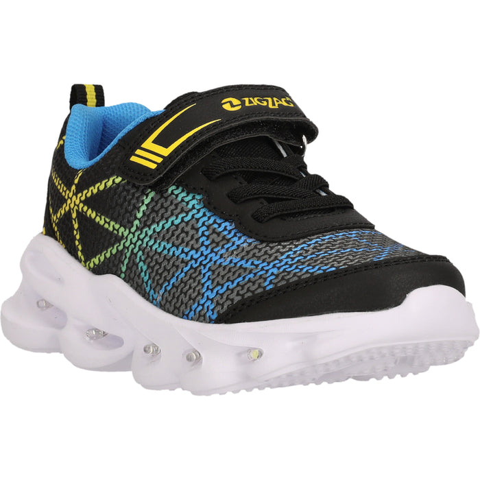 ZIGZAG Zetes Kids Shoe W/Lights Shoes 1001 Black