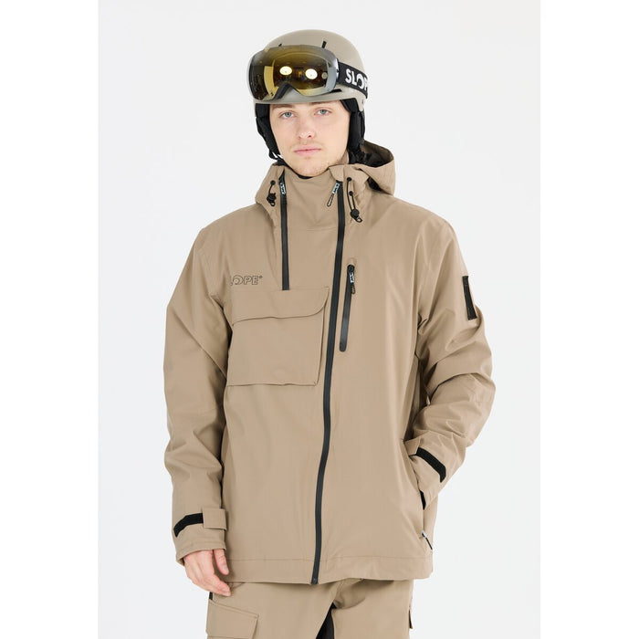 SLOPE Zuko M Ski Jacket W-PRO 15000 Jacket 1193 Roasted Cashew