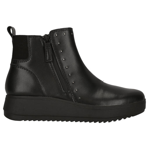 CLARKS ESSENTIALS Zylah Willow D Boots 1216 Black Leather