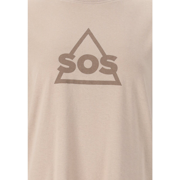 SOS Kvitfjell W SS tee T-shirt 1136 Simply Taupe