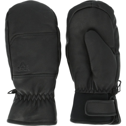 SOS Stoneham Leather Mitten Gloves 1001 Black