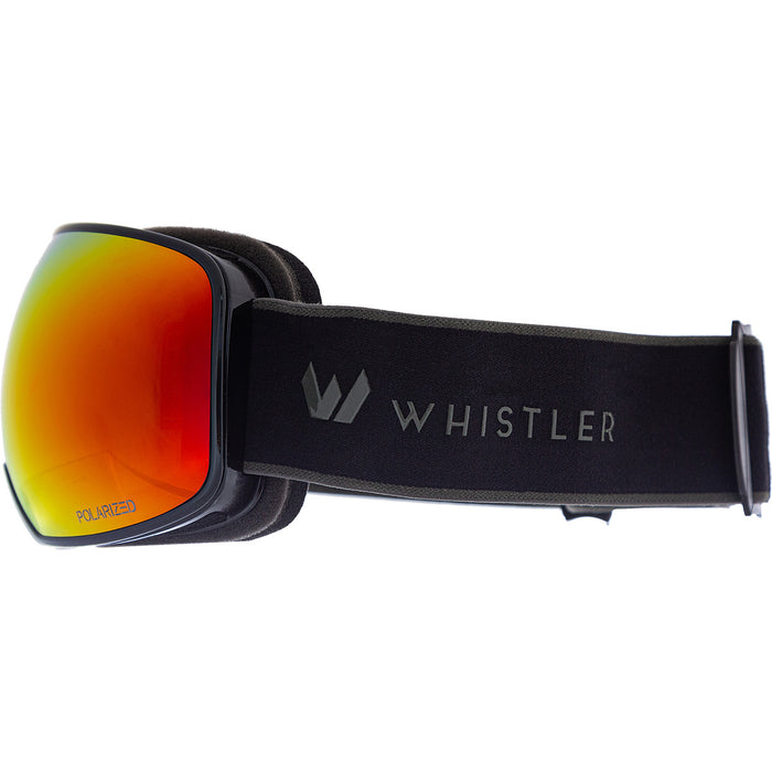 WHISTLER WS9000 Ski Goggle w/ Interchangeable Lens Ski goggle 1001 Black